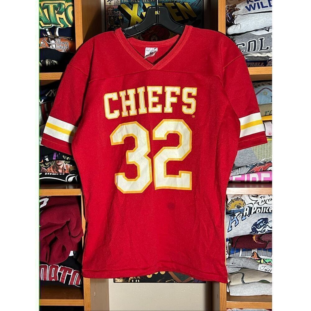 Vintage 80s Rawlings NFL Kansas City Chiefs 32 Jersey